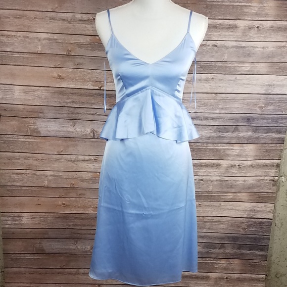 Banana Republic Dresses & Skirts - Banana Republic Perriwinkle Ruffle Slip Dress